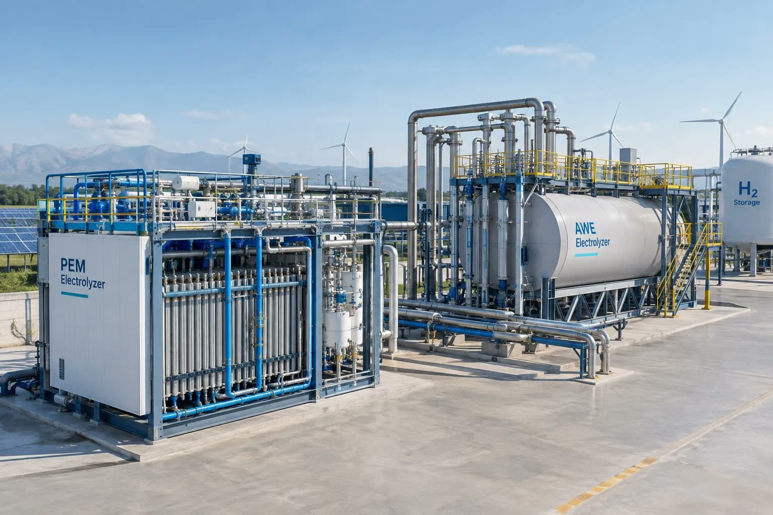 AWE vs. PEM for Utility-Scale Green Hydrogen: Which Technology Wins at 50, 200, and 500 MW?